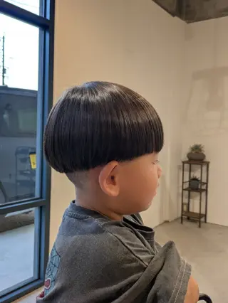 ショート メンズ キッズ SOL所属・透明カラー/ショート /髪質改善/亀山貴之のヘアスタイル