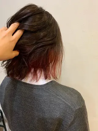 ミディアム カラー Freez狭間 裕美のヘアスタイル