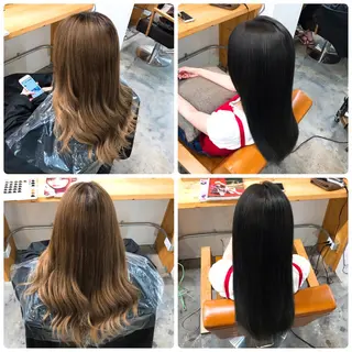 ロング カラー 🌈限定価格🌈 鈴木　瑛輔のヘアスタイル