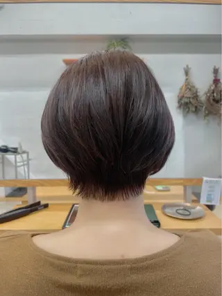 ショート 藤本 静香のヘアスタイル