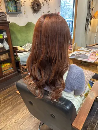 カラー アカリ😸🫶 カラーリスト🧡のヘアスタイル
