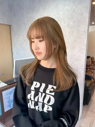 ロング カラー 高橋 みく/ minim 暖色のヘアスタイル