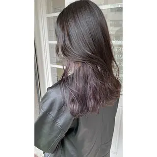 セミロング カラー 梅田/髪質改善カラー ❄︎ mikiのヘアスタイル