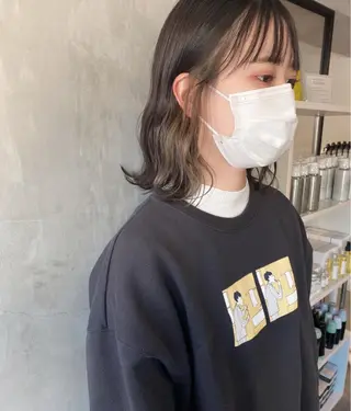 ショート カラー ヘアアレンジ stylist/蛯谷 珠里のヘアスタイル