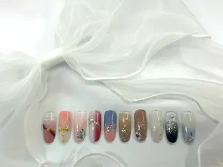 ネイル セプトアカデミー 金本のネイルデザイン