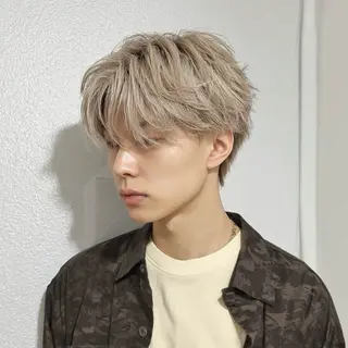 ショート カラー メンズ 🔥メンズ特化🔥 ハイトーン/RUKIのヘアスタイル