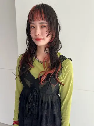 ロング カラー レイヤーカット/暖色 カラー/mao🎀のヘアスタイル