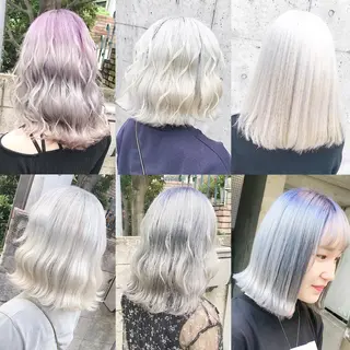 セミロング カラー ヘアアレンジ ブリーチ/ヘアケア 🪞TAKUMA🪞のヘアスタイル