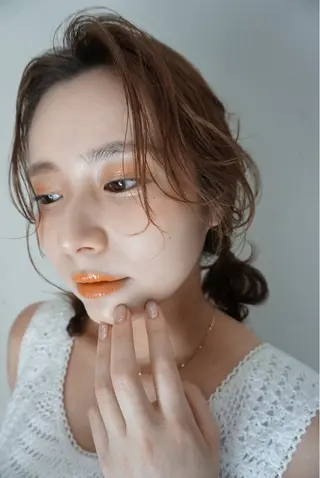 ミディアム カラー ヘアアレンジ stay she 荻窪所属・メンズ無料カット/ ヘアアレンジ/咲美のヘアスタイル