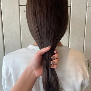 セミロング カラー RIN 京都美容室 ✴︎透明感カラー✴︎のヘアスタイル