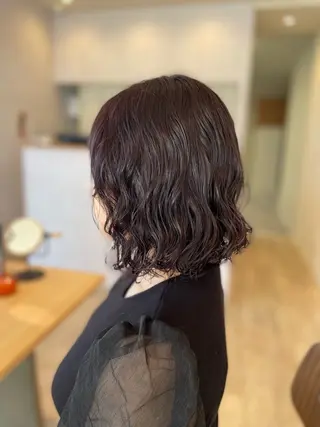 カラー パーマ anuenue🌿 西村砂羽のヘアスタイル