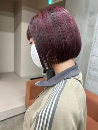 ショート カラー kento レイヤーカットのヘアスタイル