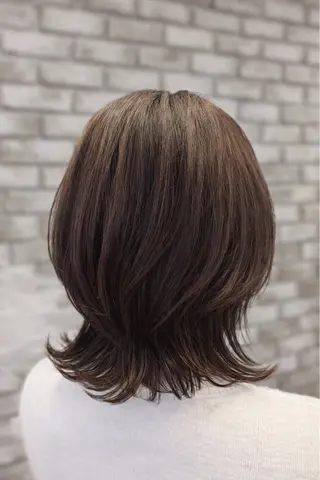 ミディアム レイヤー/ショート/ Yutaのヘアスタイル