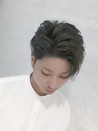 パーマ メンズ 新規限定カット無料 クーポン有り【桂口】のヘアスタイル