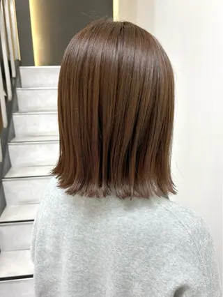 ミディアム ブリーチ／ 髪質改善／ＲＹＯのヘアスタイル