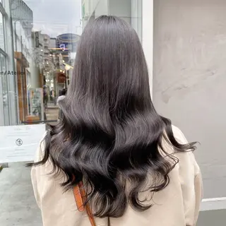 ロング カラー ブリーチなし暖色 💗AKARI💗のヘアスタイル