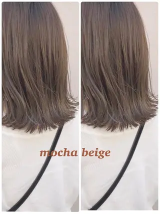 ミディアム カラー ヘアアレンジ topstylist 芳賀みなみのヘアスタイル