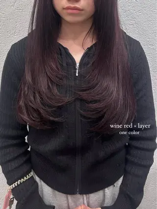 ロング CIEL 難波店所属・🎀透明感/レイヤ ー/Kotona🎀のヘアスタイル