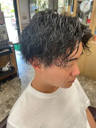 ミディアム パーマ サロン クリエートのヘアスタイル