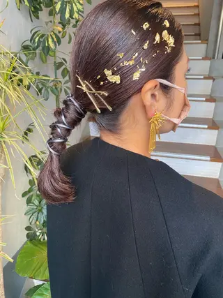 セミロング ヘアアレンジ chic.🍋 Kirariのヘアスタイル