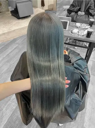 ロング カラー CHAINON所属・🤎HAZUKI🤎 ハイトーン✨のヘアスタイル