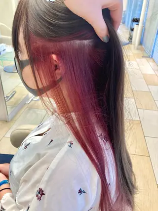 ロング しんた ようのヘアスタイル