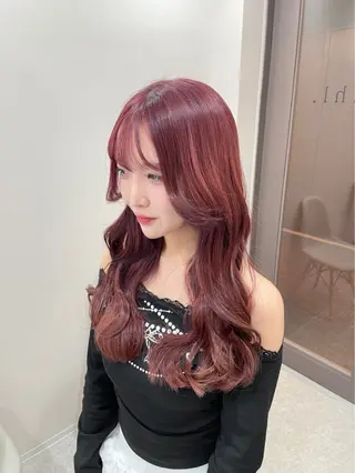 ロング REINA ISHIDOのヘアスタイル