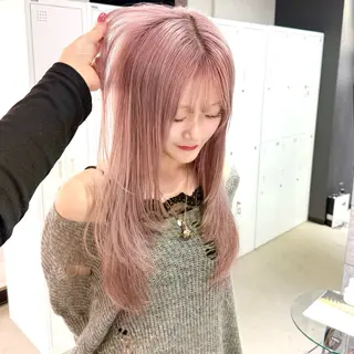 ロング カラー 暖色/ミルクティー /レイヤー/マリア♡のヘアスタイル