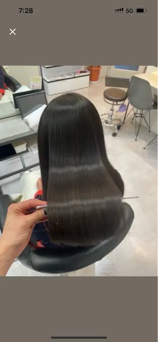 ロング パーマ 🥀ダブルカラー/ 縮毛矯正🥀ユイキのヘアスタイル