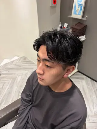 パーマ メンズ 関内/メンズ専門/ パーマ推し/菊池蒼大のヘアスタイル