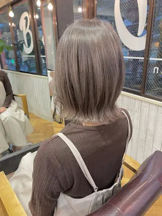 ミディアム 髪質改善＆艶カラー Zina💋池袋のヘアスタイル