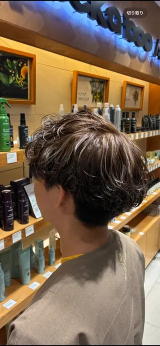 ショート メンズ 秋山 優雅のヘアスタイル