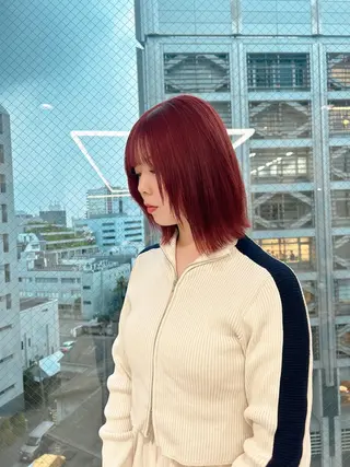 ショート カラー ヘアアレンジ 【代表】 たき〜のヘアスタイル