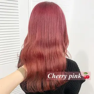 セミロング カラー ヘアアレンジ レイヤー×グレージュ /ピンク🩷mioのヘアスタイル