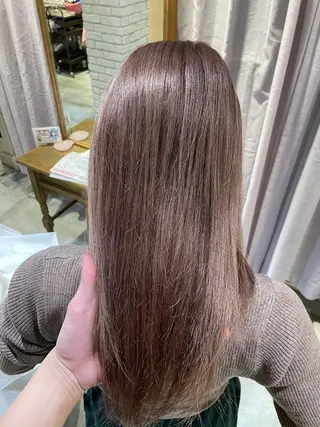 セミロング カラー ヘアアレンジ 柳井 準平のヘアスタイル