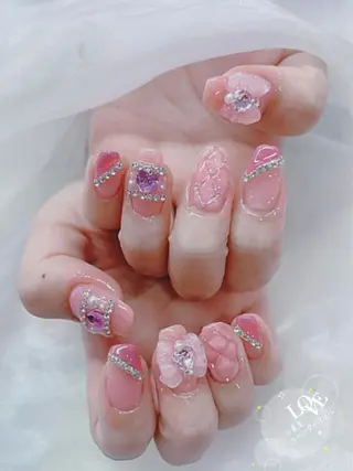 ネイル ラベンダー💖日暮里 ルル💖ネイルのネイルデザイン