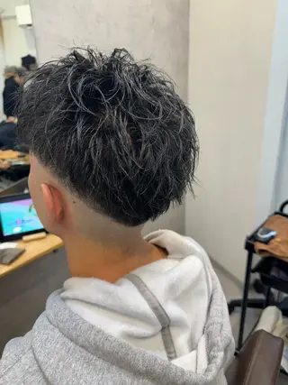 ショート パーマ メンズ Dxxxx III所属・女性目線の大人 メンズ*Ayakaのヘアスタイル