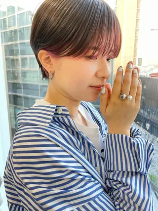 ショート 🎗️comoda 神戸三宮 髪質改善のヘアスタイル