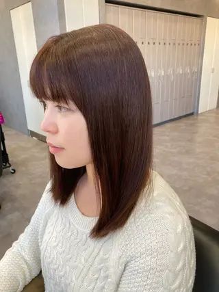 セミロング アンプリヴェ所属・香川 累のヘアスタイル