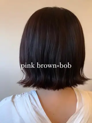 ミディアム milis 知崎春奈のヘアスタイル