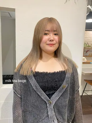 ロング COCOLOeAST所属・yumeno🫧 ハイトーン/ボブ🕊のヘアスタイル