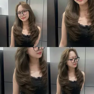 ロング 大人レイヤー/艶美髪 🇺🇸TOMONAのヘアスタイル