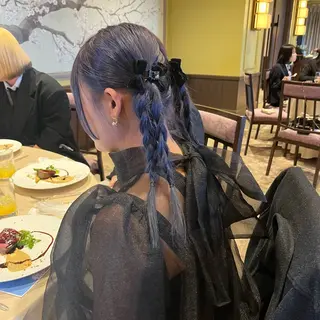 ミディアム カラー/エクステ 🤍ルナのヘアスタイル