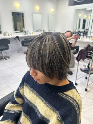 ショート カラー メンズ 韓国/トレンド レイヤー【101】のヘアスタイル