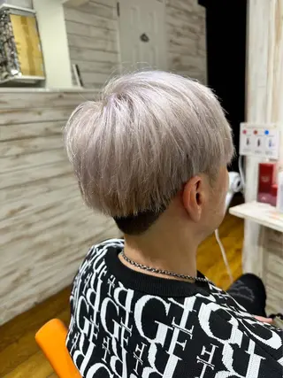 カラー PARK.なんば本店 ミルボンAujua認定サロン[パーク]所属・辻優太/韓国ヘア/メ ンズ/ダウンパーマのヘアスタイル