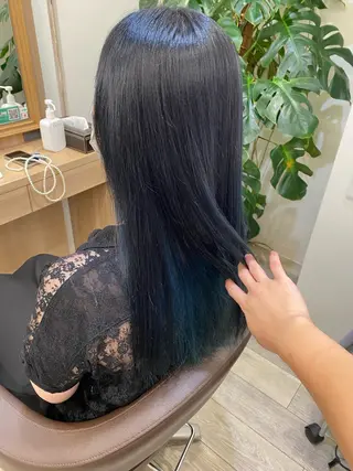 ロング カラー マツモト カラー/ショートボブのヘアスタイル