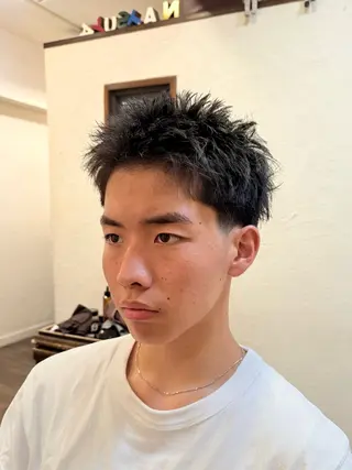 ショート メンズ メンズ/スパイキー ショート/isseyのヘアスタイル