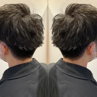 ショート パーマ 骨格補正施術/メンズ 専門美容師/YUYAのヘアスタイル