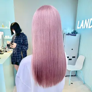 ロング カラー ハイトーン/韓国 レイヤー/るか🎀のヘアスタイル