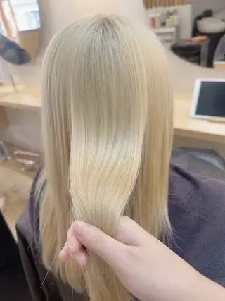 セミロング ente im所属・上田 あやか🌱髪質改善✨のヘアスタイル